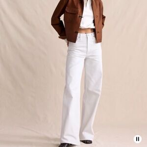 NEW Banana Republic THE ICON CLASSIC WIDE-LEG JEAN, 29